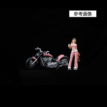 1/64 ミニカーフィギュア 女の子5体セット Amazon.co.jp: Moreart 1/64 ミニチュア フィギュア ＆ バイク セット